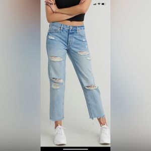Blue Ripped Ex-boyfriend jeans